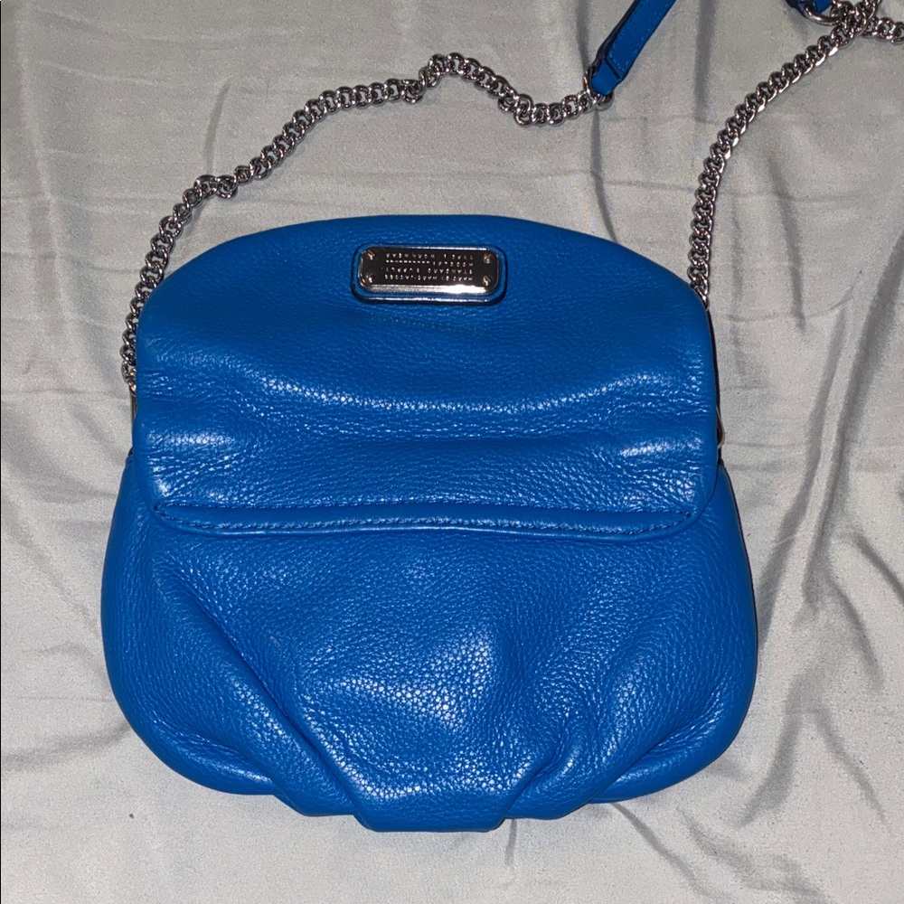 Marc by Marc Jacobs Blue Leather Shoulder Bag - Picture 6 of 6